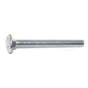 MIDWEST FASTENER 1/4"-20 x 2-1/2" Zinc Plated Grade 2 / A307 Steel Coarse Thread Carriage Bolts 100PK 01057